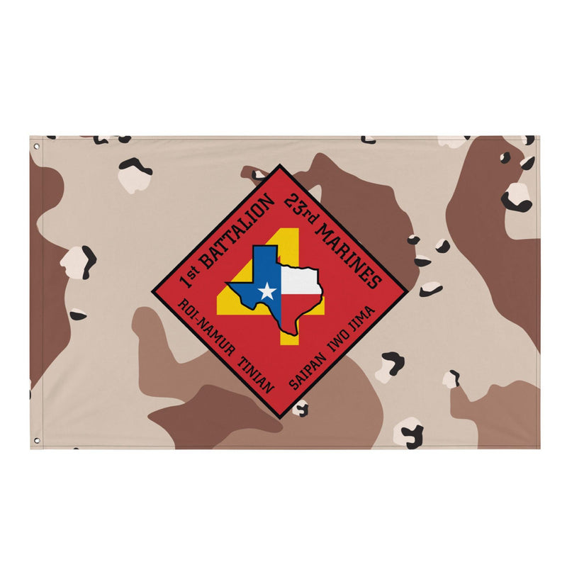 1/23 Marines Chocolate-Chip Camouflage Flag