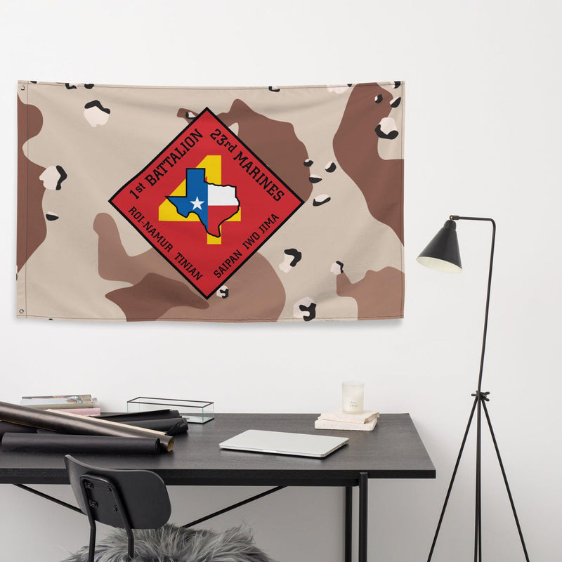 1/23 Marines Chocolate-Chip Camouflage Flag