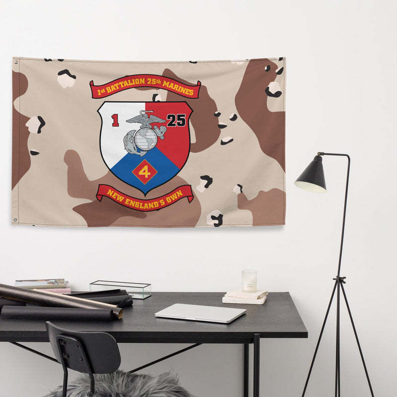 1/25 Marines Chocolate-Chip Camouflage Flag