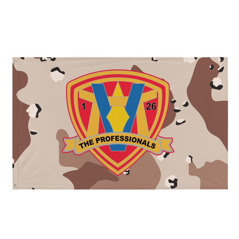 1/26 Marines Chocolate-Chip Camouflage Flag