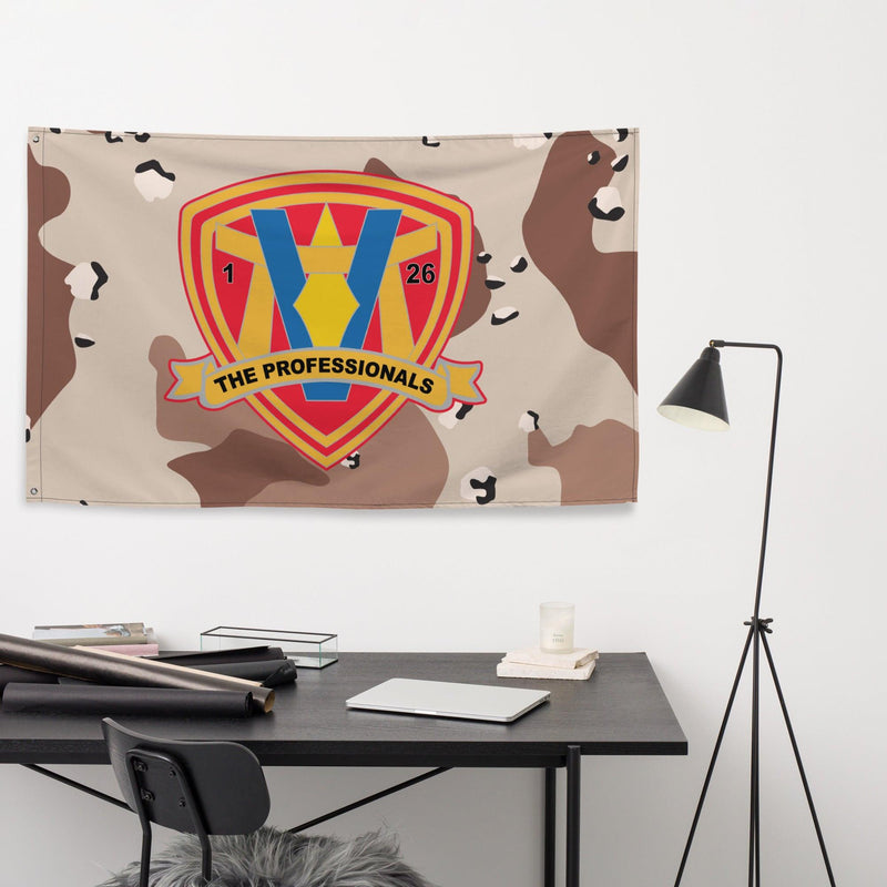 1/26 Marines Chocolate-Chip Camouflage Flag