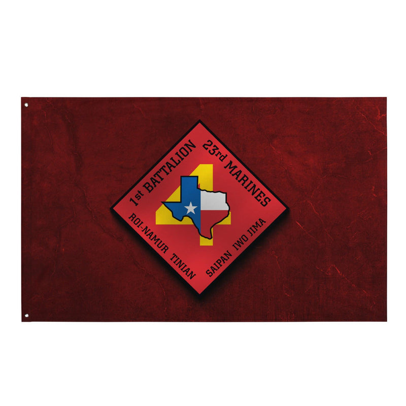 1st Bn 23rd Marines (1/23 Marines) Red Wall Flag