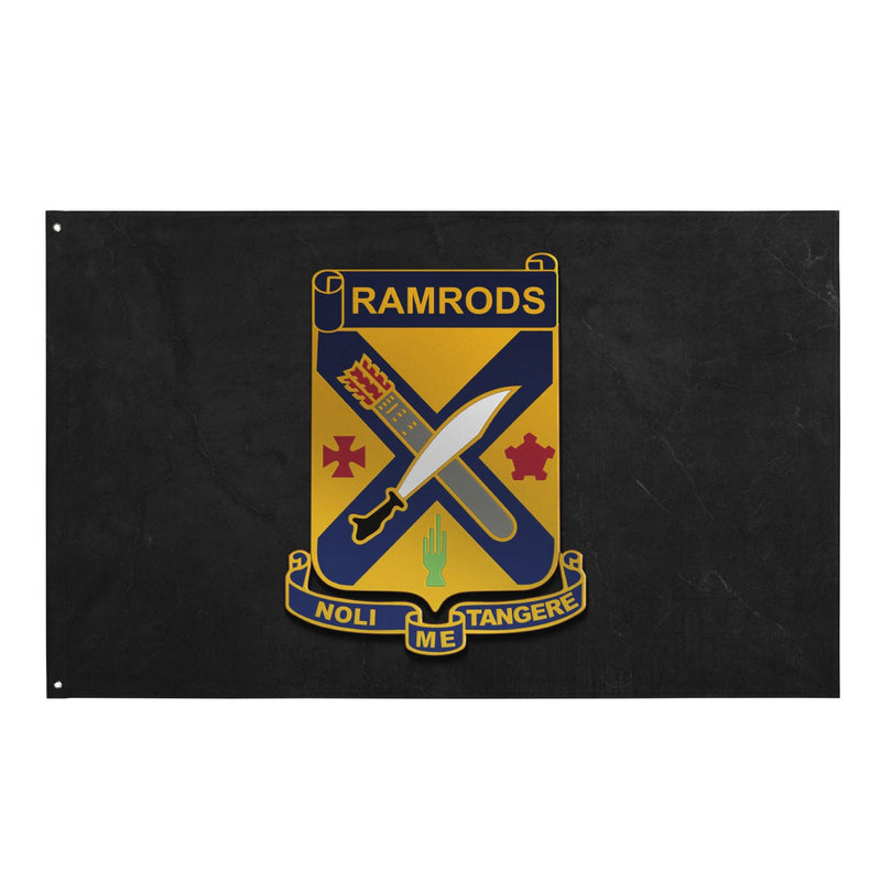 U.S. Army 2-2 Infantry Regiment 'Ramrods' Flag