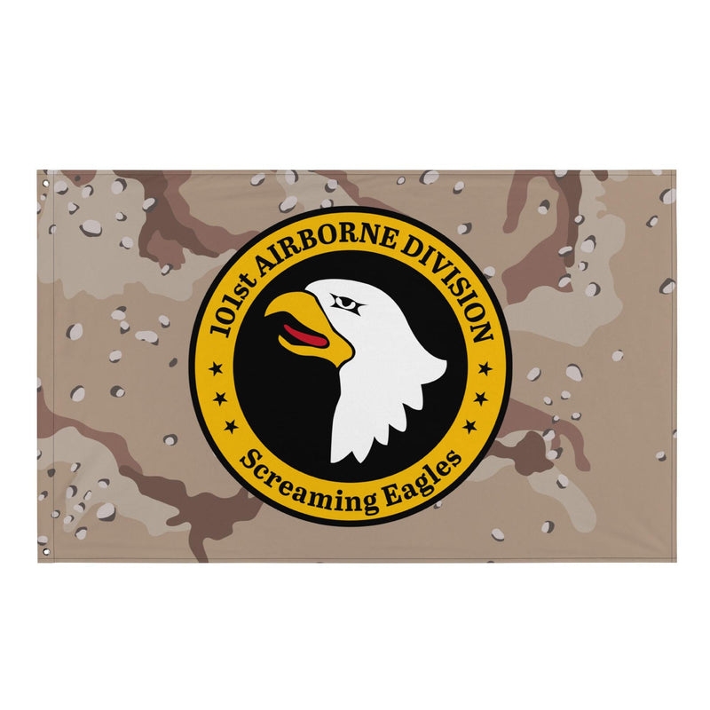 101st Airborne Desert Storm Camo Emblem Flag
