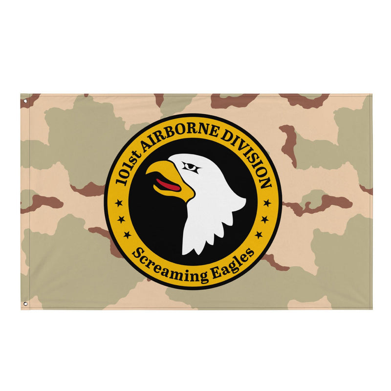 101st Airborne DCU Desert Camo Emblem Flag