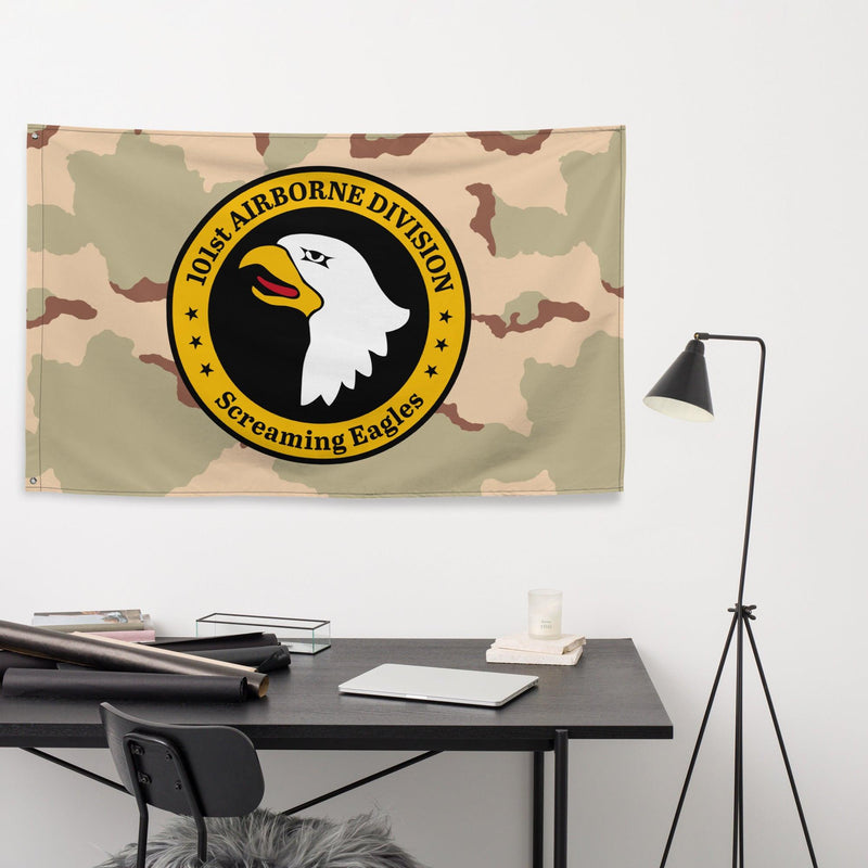 101st Airborne DCU Desert Camo Emblem Flag