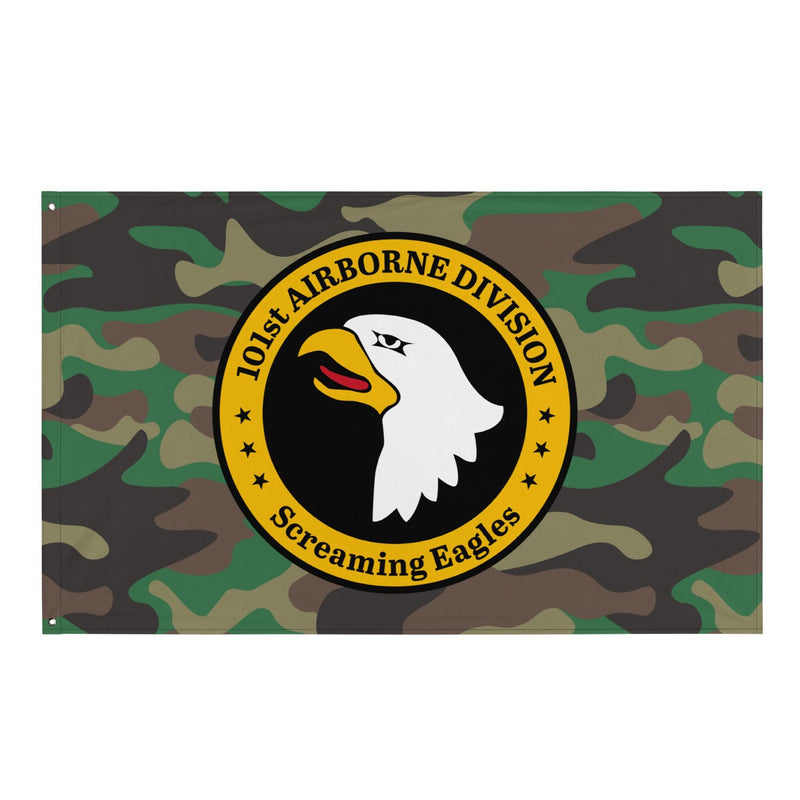 101st Airborne M81 Woodland Camo Emblem Flag