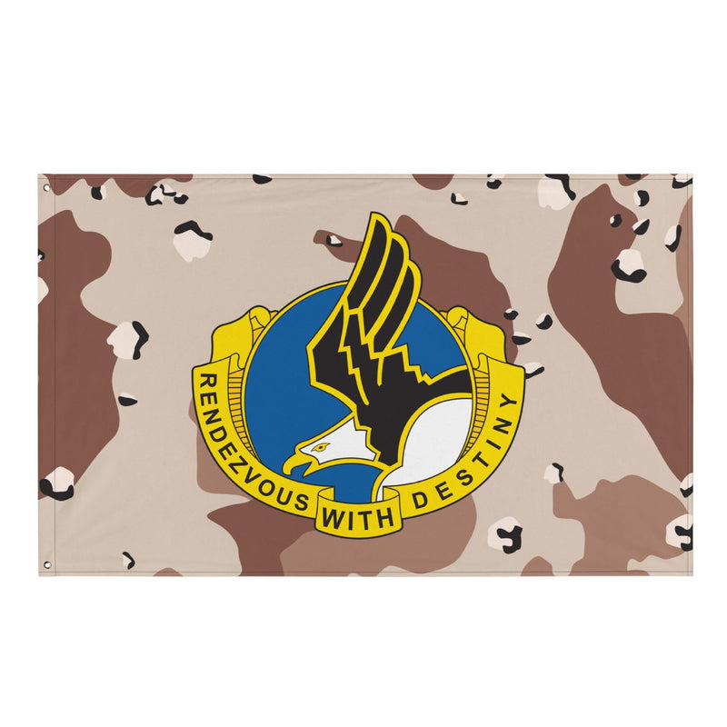 101st Airborne Division Insignia Chocolate Chip Camo Flag