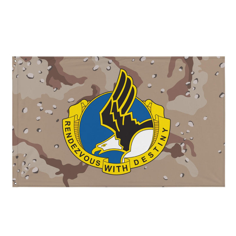 101st Airborne Division Insignia Desert Camo Flag