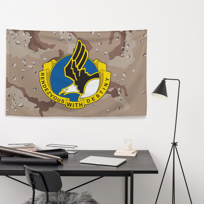 101st Airborne Division Insignia Desert Camo Flag