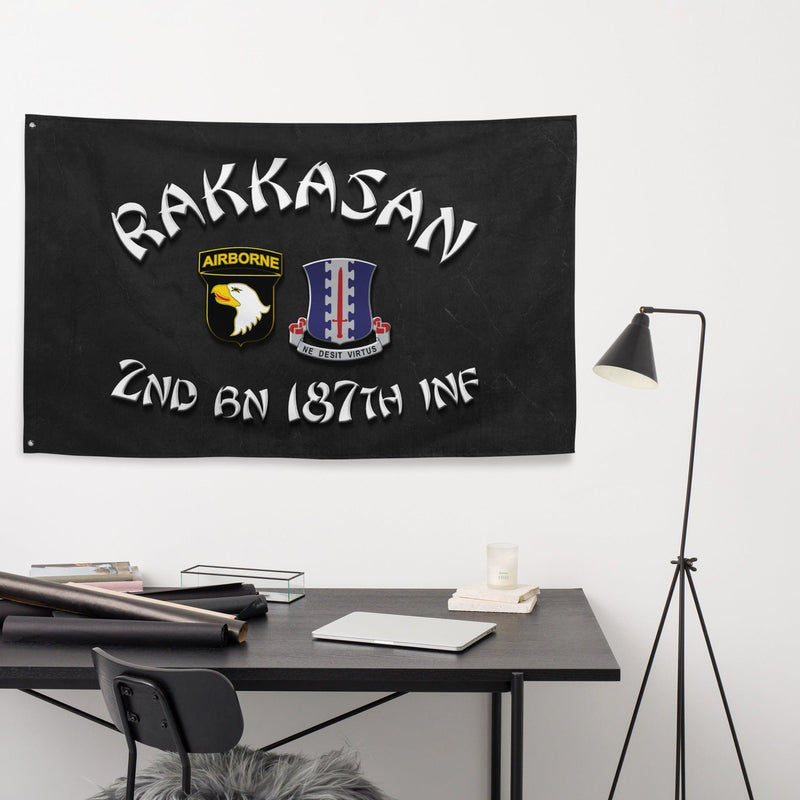 U.S. Army 2-187 Infantry Regiment 'Rakkasan Raiders' Flag
