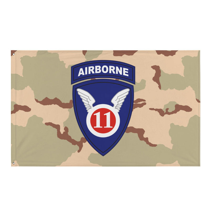 U.S. Army 11th Airborne Division DCU Camo Flag
