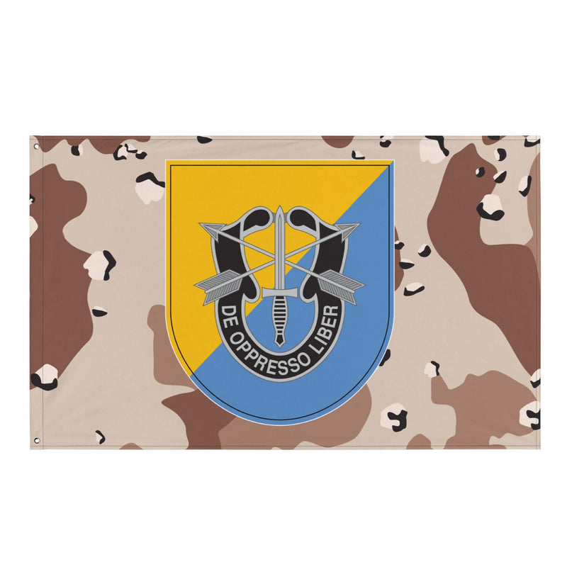 8th SFG (A) Chocolate Chip Camo Flag