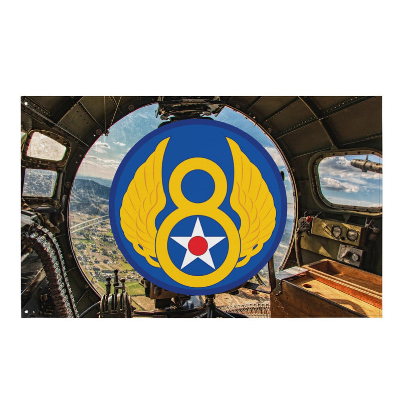 Eighth Air Force B-17 Flying Fortress WWII Legacy Flag