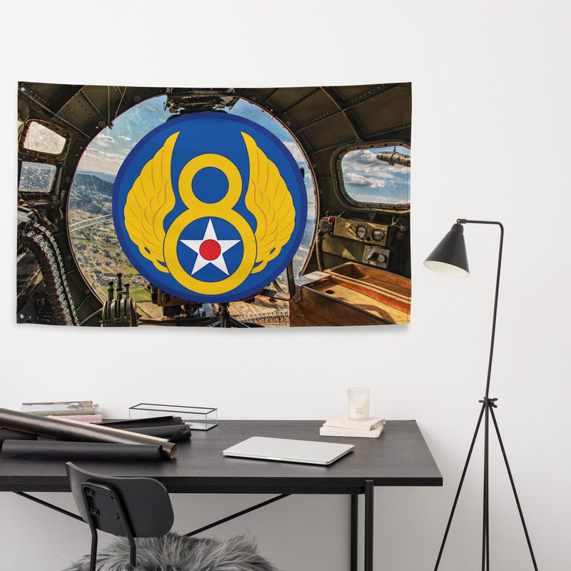 Eighth Air Force B-17 Flying Fortress WWII Legacy Flag