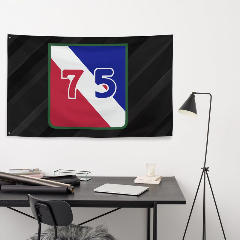 U.S. Army 75th Infantry Division Black Flag