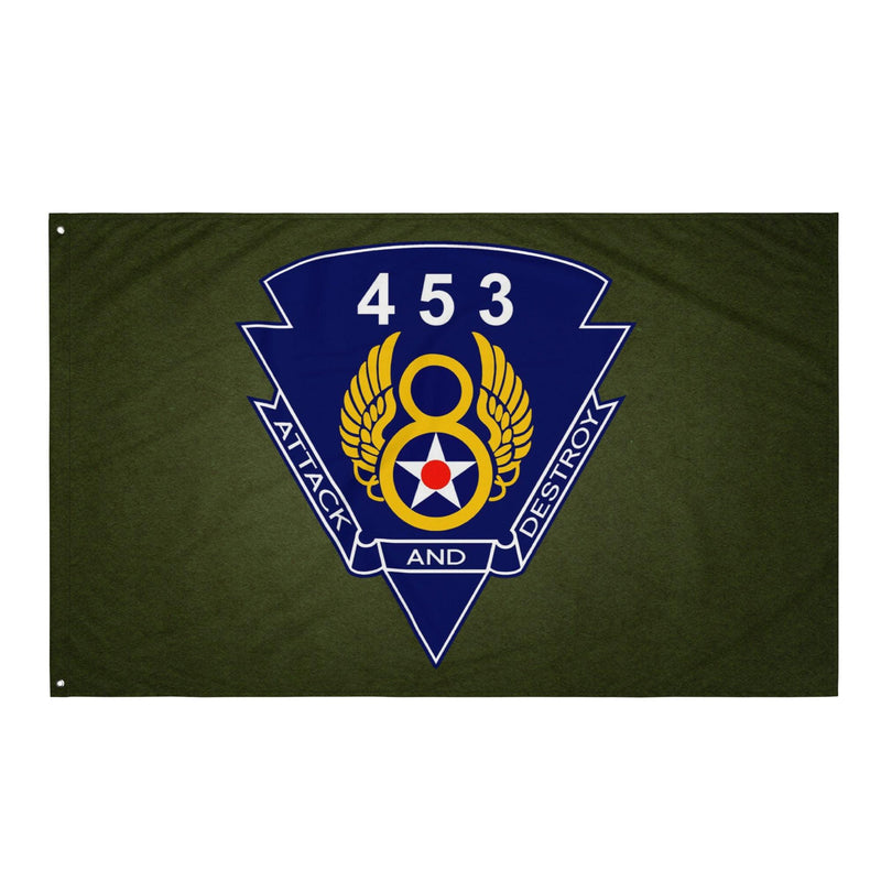 453rd Bomb Group WW2 Military Green Flag