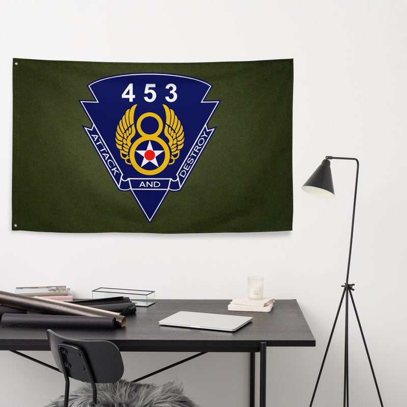 453rd Bomb Group WW2 Military Green Flag