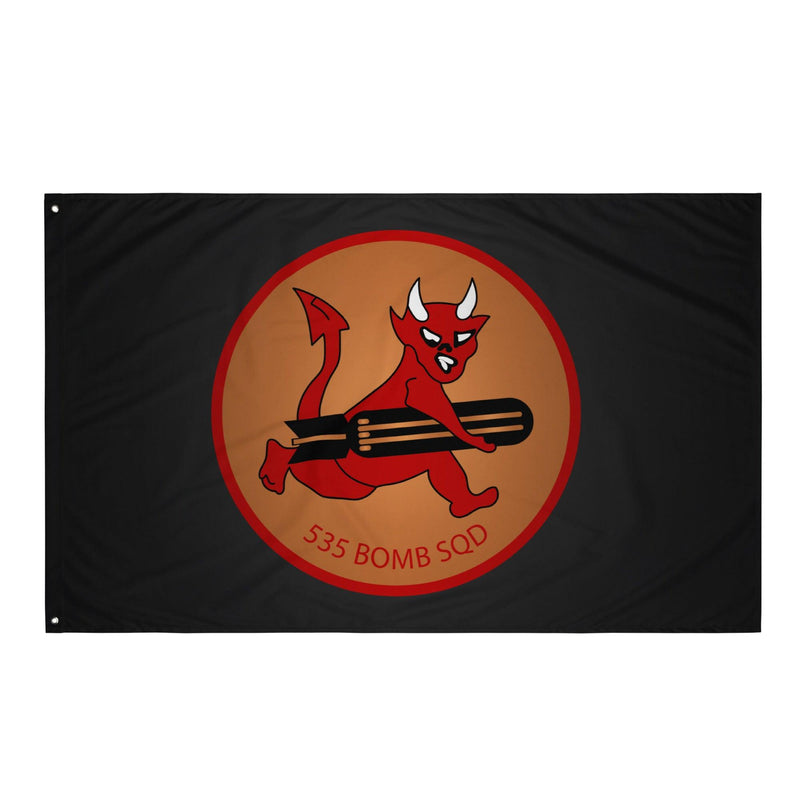 535th Bombardment Squadron WW2 Black Flag