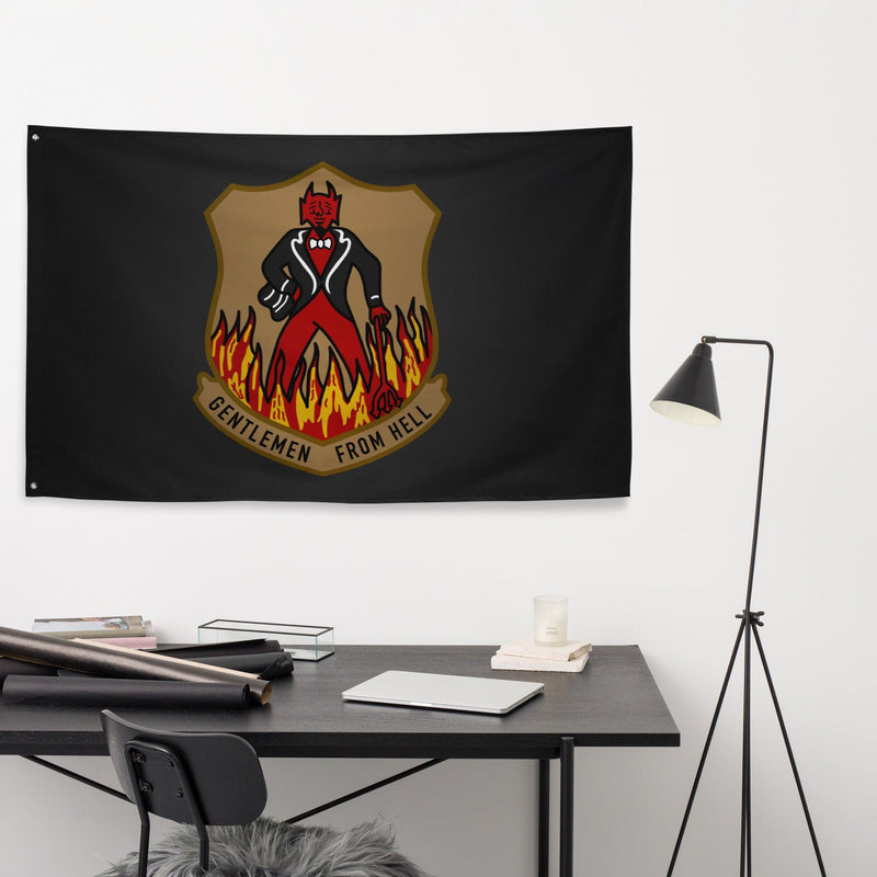 487th Bomb Group (Heavy) WW2 Black Flag
