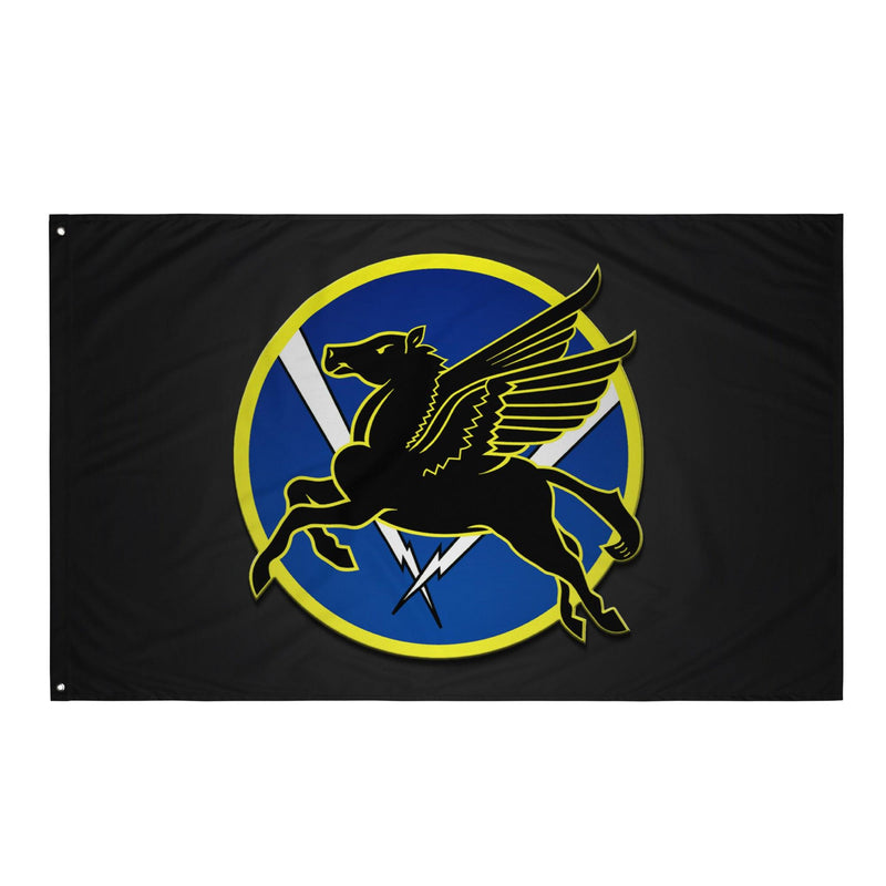 486th Fighter Squadron WW2 Black Flag