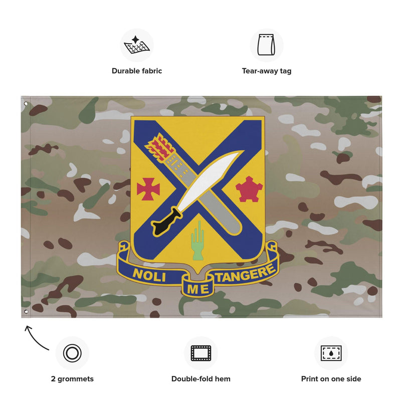 U.S. Army 2nd Infantry Regiment Multicam Flag