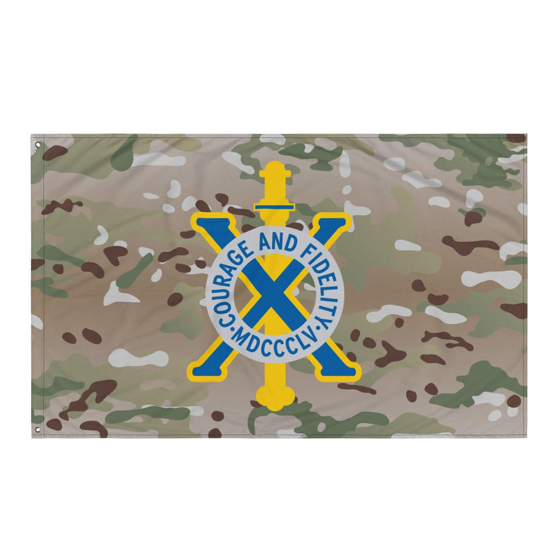 U.S. Army 10th Infantry Regiment Multicam Flag
