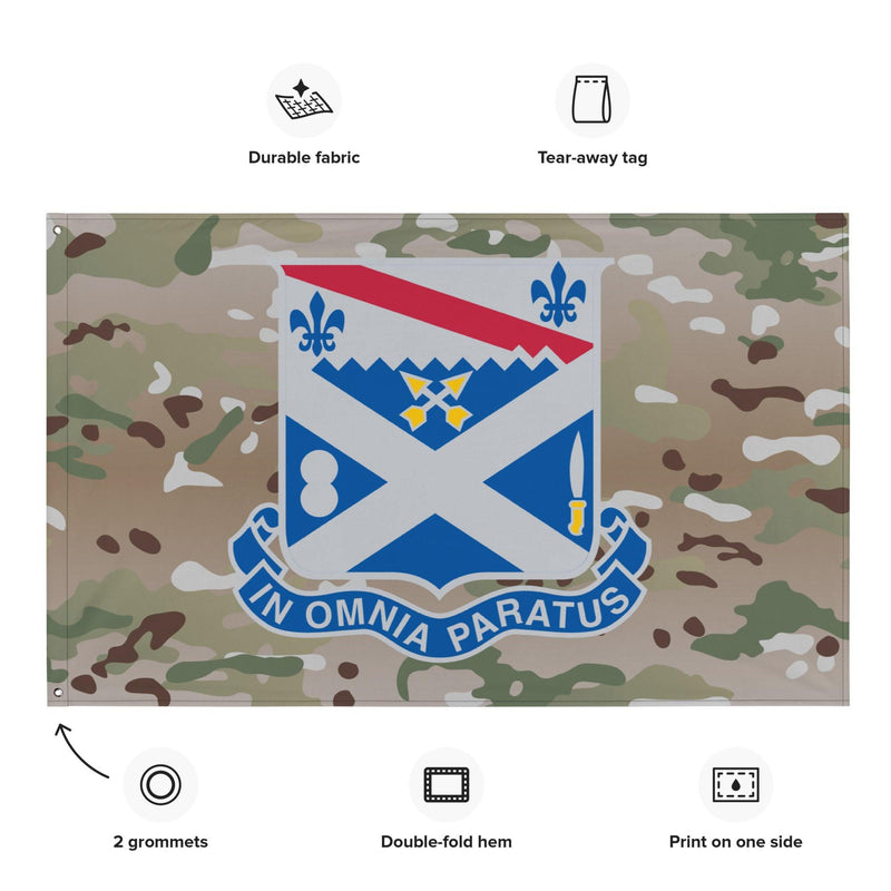 U.S. Army 18th Infantry Regiment Multicam Flag