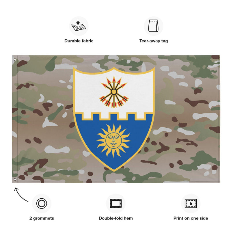 U.S. Army 22nd Infantry Regiment Multicam Flag