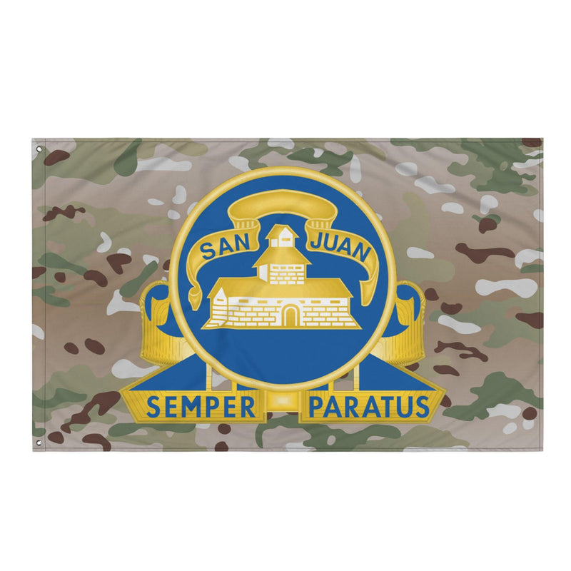 U.S. Army 24th Infantry Regiment Multicam Flag