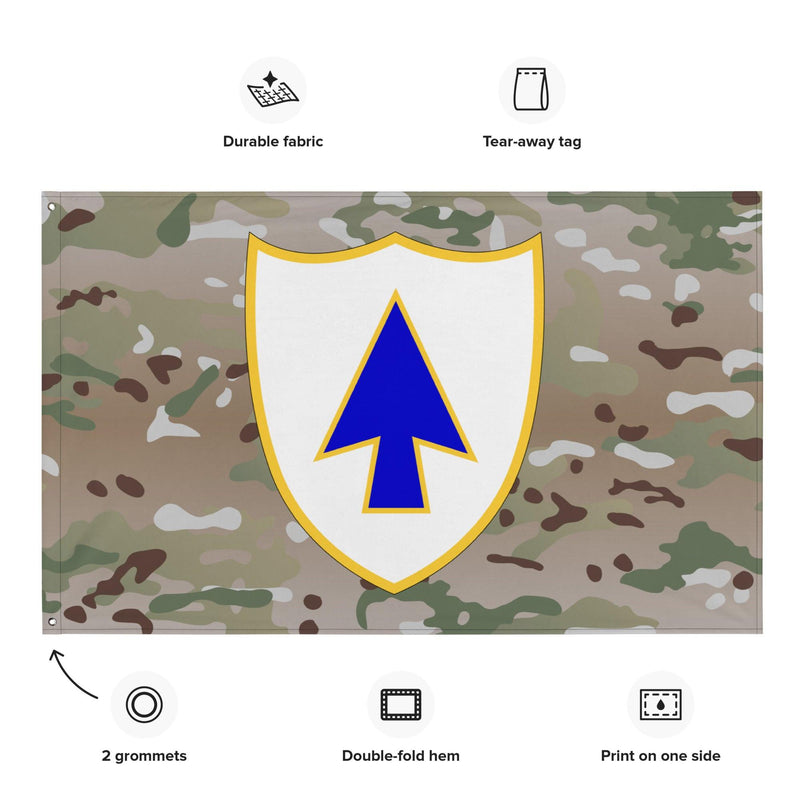 U.S. Army 26th Infantry Regiment Multicam Flag