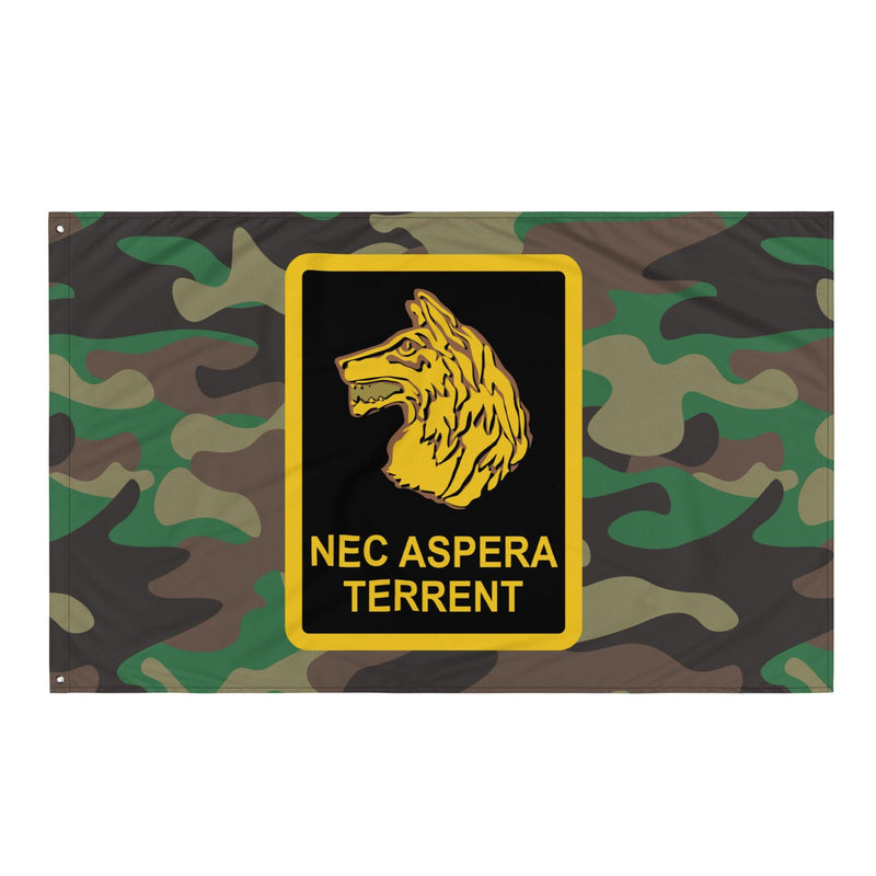 U.S. Army 27th Infantry 'Wolfhounds' BDU Jungle Camo Flag