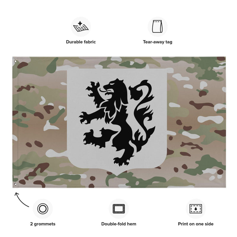 U.S. Army 28th Infantry Regiment Multicam Flag