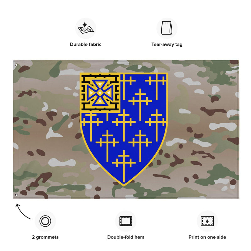 U.S. Army 34th Infantry Regiment Multicam Flag