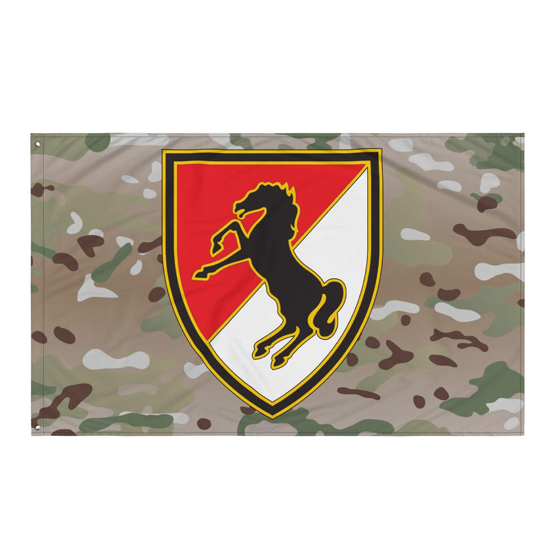 11th Armored Cavalry Regiment (11th ACR) Multicam Flag