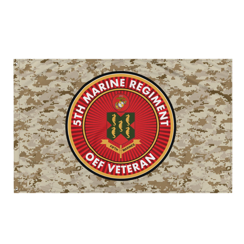 5th Marine Regiment Enduring Freedom OEF Veteran MARPAT Flag