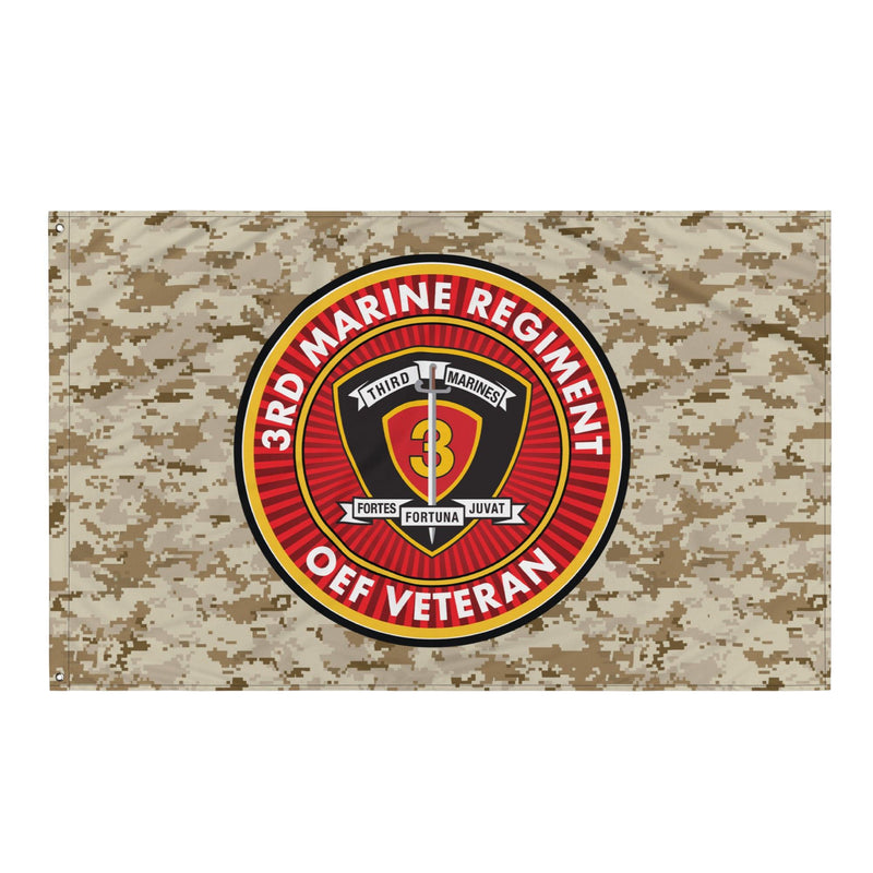3rd Marine Regiment Enduring Freedom OEF Veteran MARPAT Flag