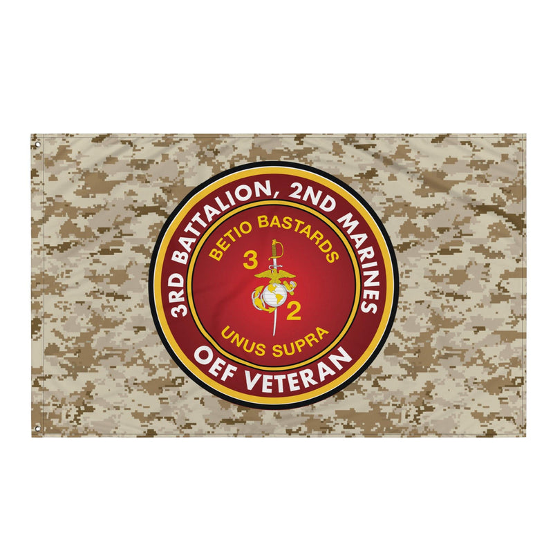 3/2 Marines Operation Enduring Freedom OEF Veteran MARPAT Flag