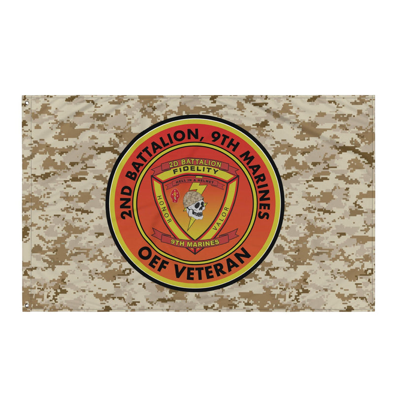 2/9 Marines Operation Enduring Freedom OEF Veteran MARPAT Flag