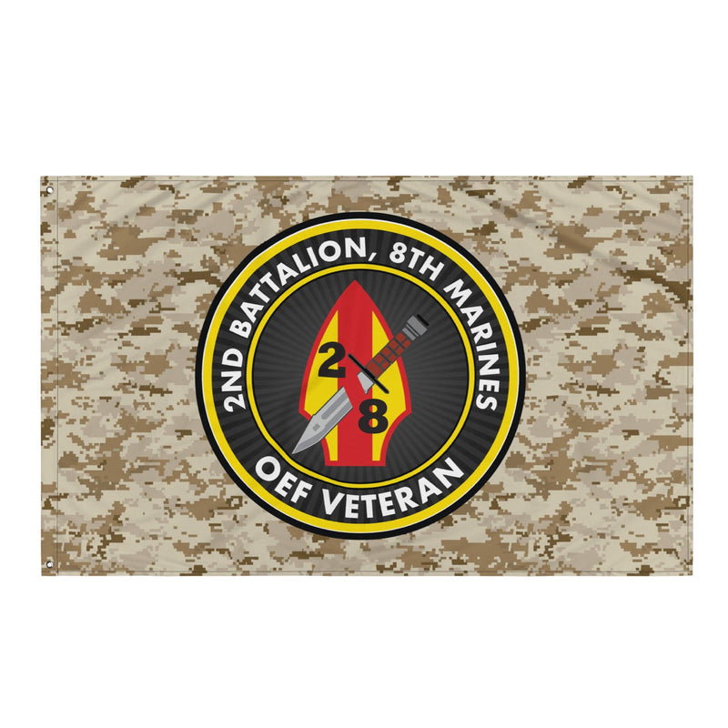 2/8 Marines Operation Enduring Freedom OEF Veteran MARPAT Flag