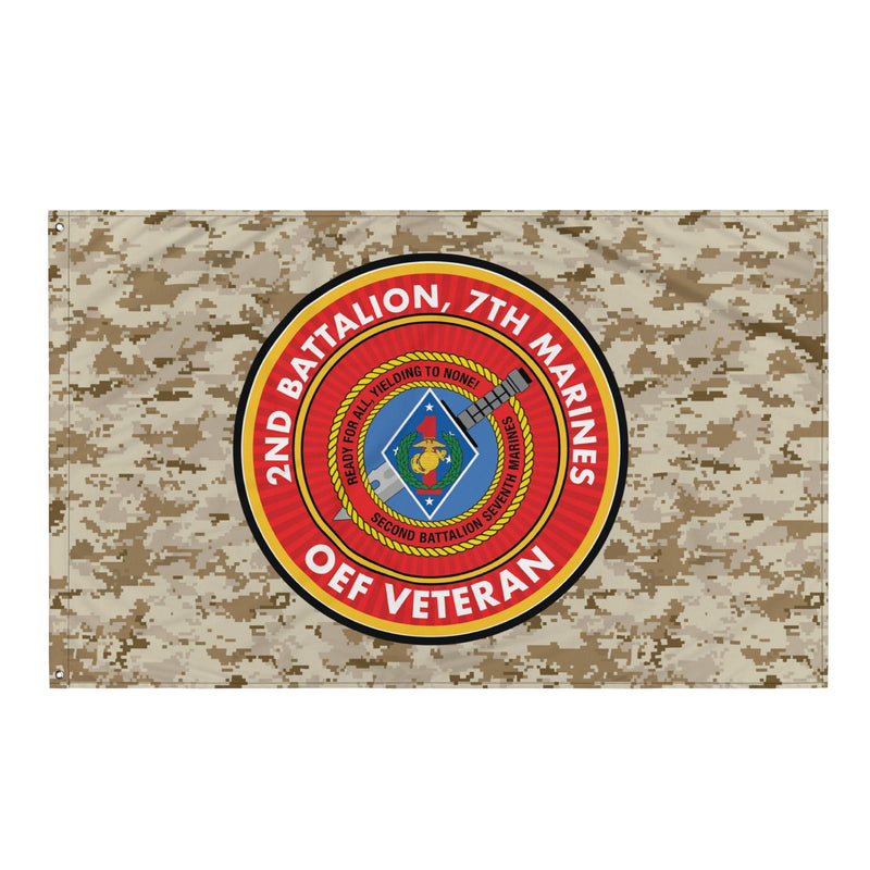 2/7 Marines Operation Enduring Freedom OEF Veteran MARPAT Flag