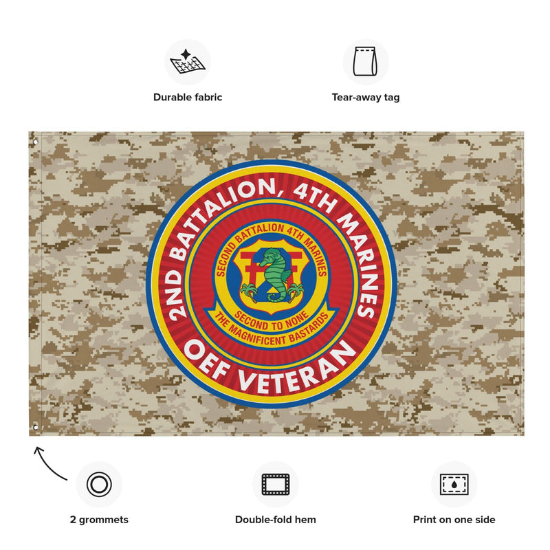 2/4 Marines Operation Enduring Freedom OEF Veteran MARPAT Flag