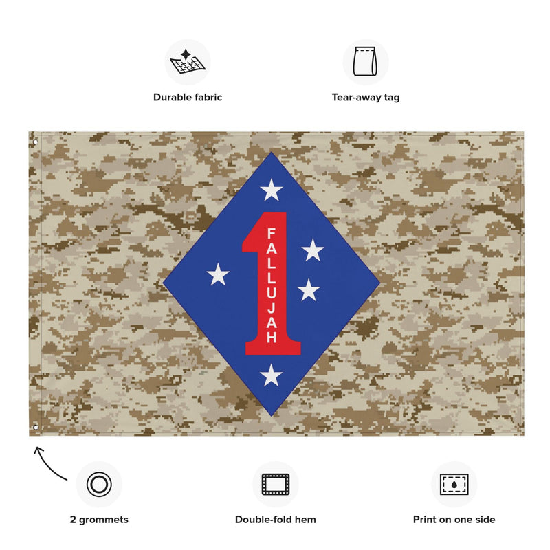 1st Marine Division Battle of Fallujah OIF MARPAT Flag