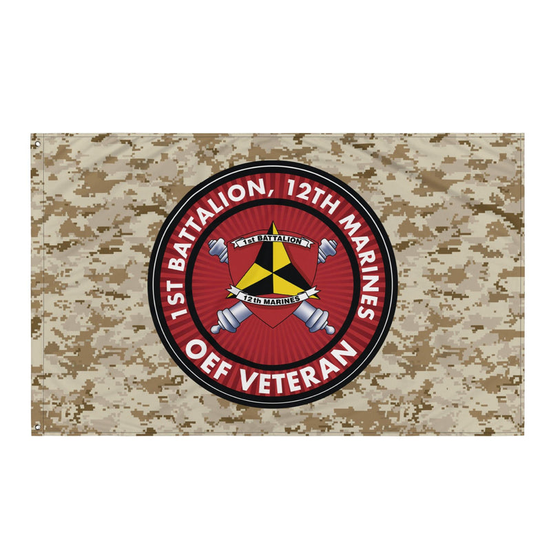 1/12 Marines Operation Enduring Freedom Veteran MARPAT Flag