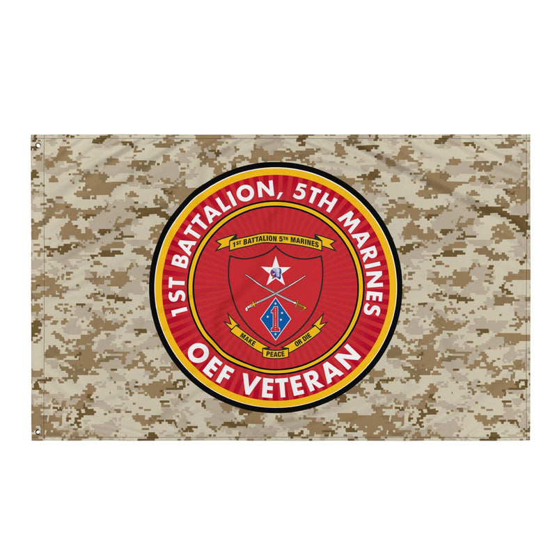 1/5 Marines Operation Enduring Freedom Veteran MARPAT Flag