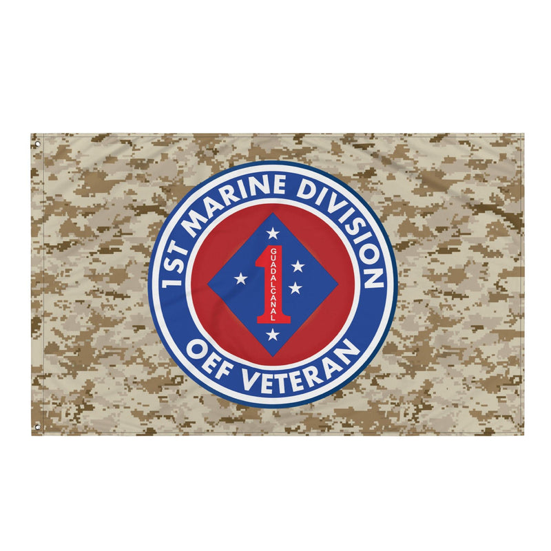 1st Marine Division Operation Enduring Freedom Veteran MARPAT Flag