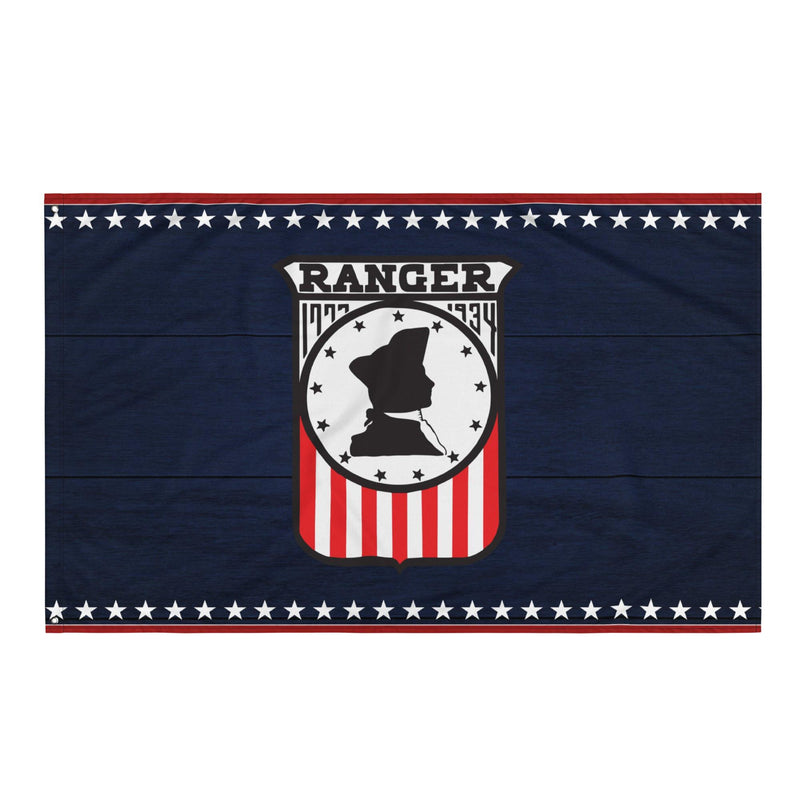 Patriotic USS Ranger (CV-4) Aircraft Carrier Flag