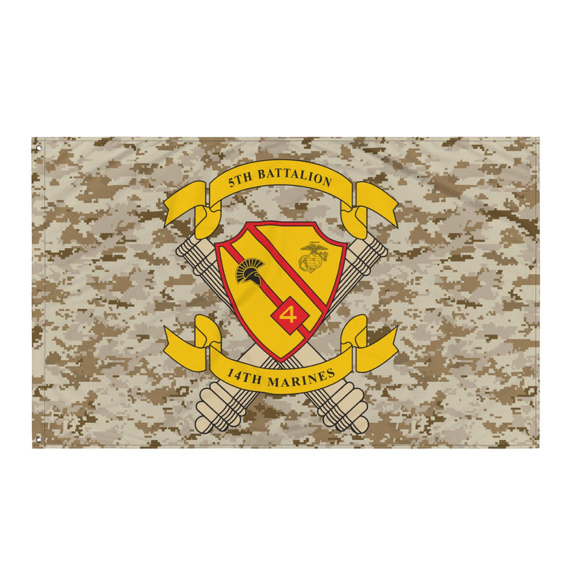 5/14 Marines MARPAT Camo USMC Flag