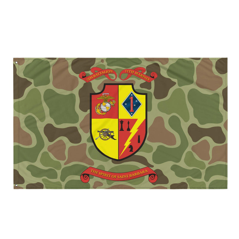 5/11 Marines Frogskin Camo USMC Flag