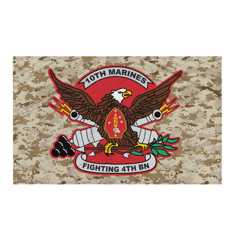 4/10 Marines MARPAT Camo USMC Flag